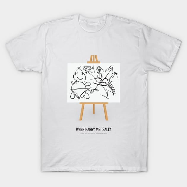 When Harry Met Sally - Alternative Movie Poster T-Shirt by MoviePosterBoy